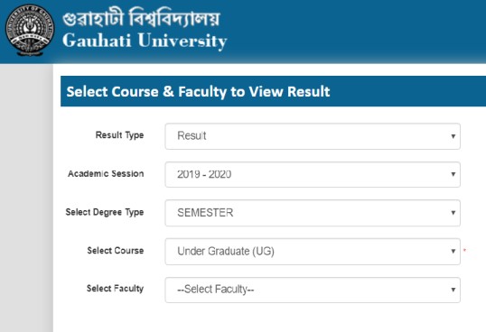 Gauhati University Results 2019-20