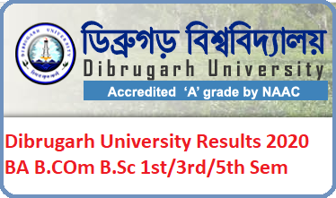 Dibrugarh University Results 2020